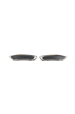 Vw Passat B8 Krom Egzoz Görünümlü Difüzör 2015-2019 P.çelik