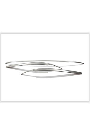 Vw Passat B8 Krom Arka Tampon Alt Çıta 3 Parça 2014-2019 Paslanmaz Çelik