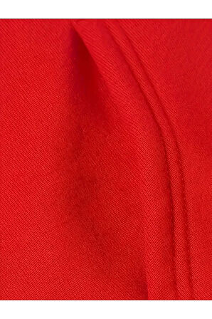 Fermuar Desenli Kedili Kapüşonlu Oversize Sweatshirt