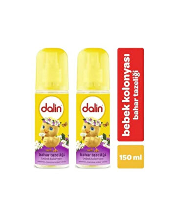 Dalin Bebek Kolonyası Bahar Tazeliği Sprey 150 Ml X2 Adet