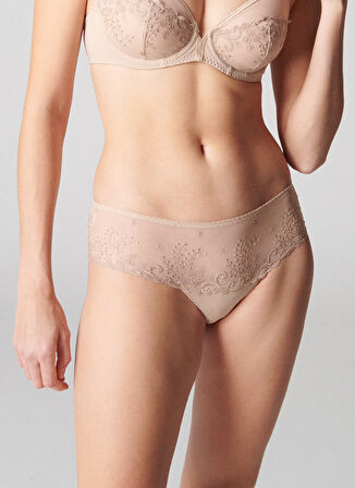 Simone Perele Bej Kadın Brazilian 12X630