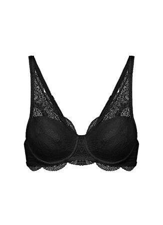 Simone Perele Siyah Balenli Sütyen 12V343