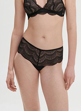 Simone Perele Siyah Kadın Brazilian 12V630