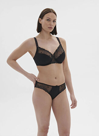 Simone Perele Siyah Balenli Sütyen 12X320 SIMONE P