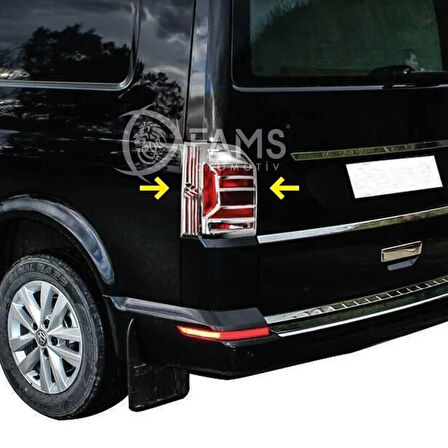 VW T6.1 TRANSPORTER 2019-2023 Arası ABS Krom Stop Çerçeve 2 Parça