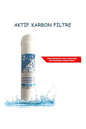 Kapalı Kasa Su Arıtma Cihazı Filtresi Inline 2 Yıllık Bakım Seti (MEMBRANSIZ SET)