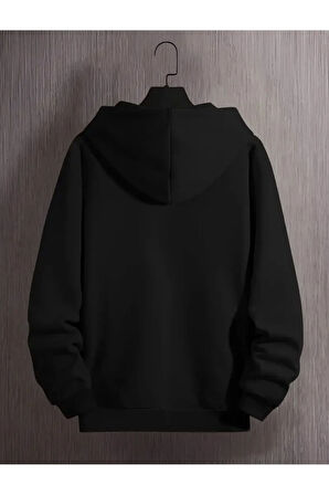 Eşsiz Desen Kalın İçi Yumuşacık Sweatshirt