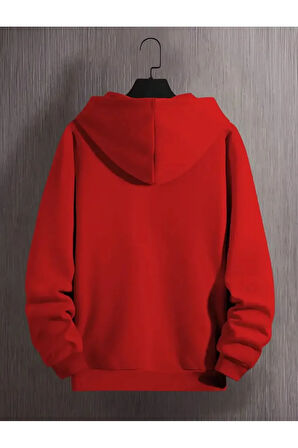 Eşsiz Desen Kalın İçi Yumuşacık Sweatshirt