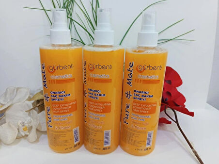 3lü Gürbent Fön Suyu Argan Keratin 450ML