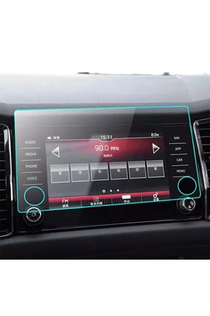 Skoda Karoq 8 Inç Navigasyon Hd Ekran Koruyucu Cam 2017 2025