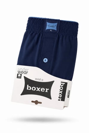 Erkek Penye Boxer 4 Adet %35 Pamuk %65 Polyester (Tutku Yetkili Satıcısı) Havlu Bel Düğmeli Pamuklu Rahat Kalıp Nefes Alan Kumaş - Gri