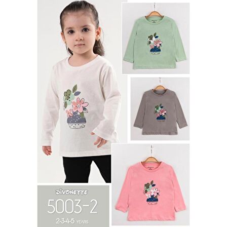 Divonette Çiçek Baskılı Sweatshirt DIVO-50032722