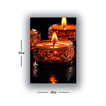mum baskılı kanvas duvar tablosu