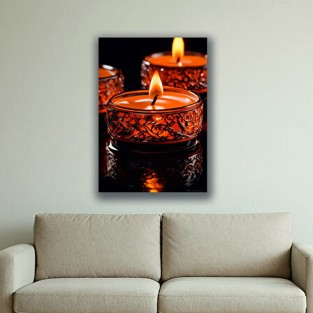 mum baskılı kanvas duvar tablosu