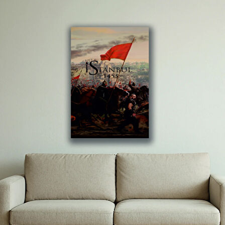 istanbul eski zaman fotoğraf baskılı kanvas duvar tablosu