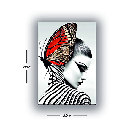 geyşa kadın güzellik merkezi baskılı kanvas duvar tablosu