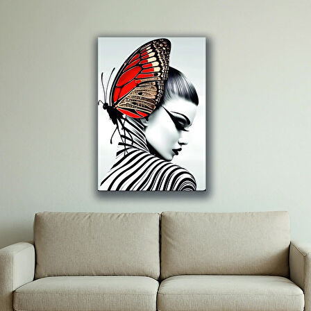 geyşa kadın güzellik merkezi baskılı kanvas duvar tablosu