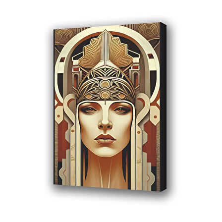 kleopatra  portre baskılı kanvas duvar tablosu