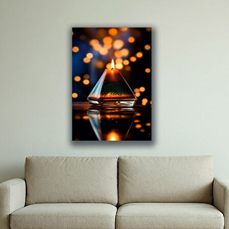 mum romantik baskılı kanvas duvar tablosu