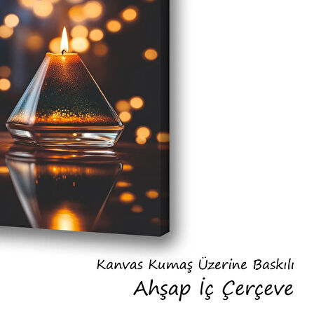 mum romantik baskılı kanvas duvar tablosu