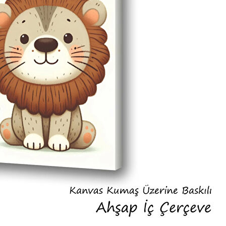 çocuk bebk odası sevimli mum baskılı kanvas duvar tablosu