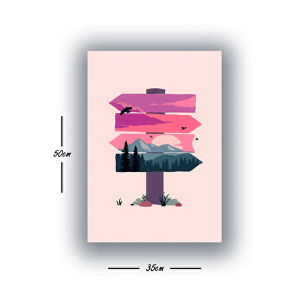 doğa naturel manzara baskılı kanvas duvar tablosu