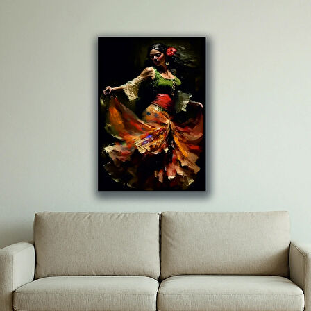 çingene latin dans okulu baskılı kanvas duvar tablosu