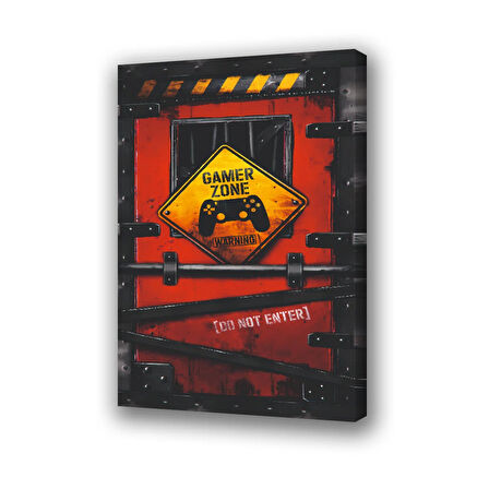 game oyuncu odası baskılı kanvas duvar tablosu