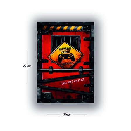 game oyuncu odası baskılı kanvas duvar tablosu