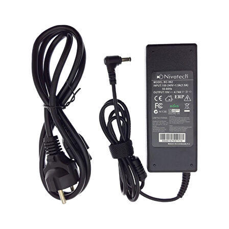 Nivatech Standart Notebook Adaptörü Laptop Adaptör 19V 4.74A BC-992