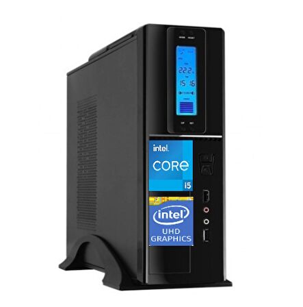 Zetta FLEX SFF Intel i5 12400 8 GB DDR4 RAM 512 GB SSD NVIDIA GeForce GT 730 FreeDos Masaüstü Bilgisayar 