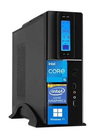 Zetta FLEX SFF Intel i5 12400 32 GB DDR4 RAM 1 TB SSD NVIDIA GeForce GT 730 Windows 11 Pro Masaüstü Bilgisayar 