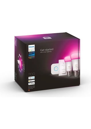 Philips HueWCA 9-75W E27 Renkli Akıllı Ampul 2'li Başlangıç Seti (Kumandalı)