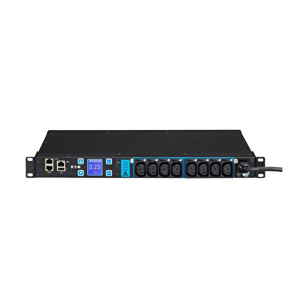 Eaton G3+ 1U Akıllı Rack PDU, 16A, 200-240V, 8 x C13 Çıkışlı Switched Rack PDU