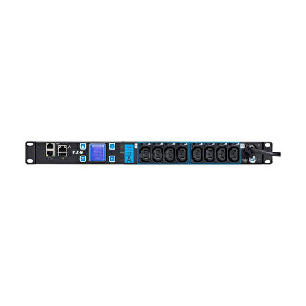 Eaton G3+ 1U Akıllı Rack PDU, 16A, 200-240V, 8 x C13 Çıkışlı Switched Rack PDU