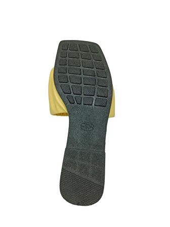 SİA ÇANTA Önü Büzgülü Model Kadın Terliği , Rahat Sandelet Tarzı Kaydırmaz Taban Kadın Terlik