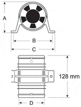 Attwood Blower. Tam korumalı Turbo 3000 3.1A