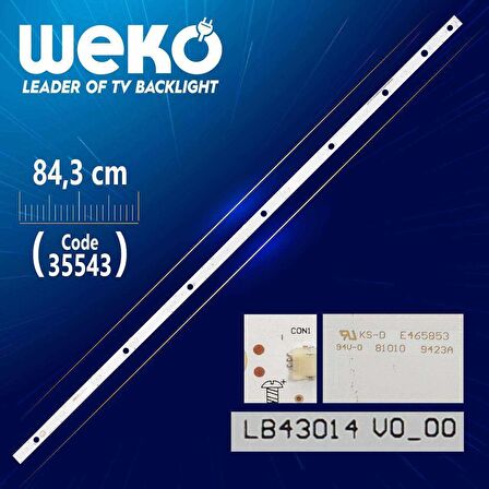 LB43014 V0_00 - YX-11800829A0-1C562-0-A-64C-0060 - 12 LEDLİ 84.3 CM - (WK-430)