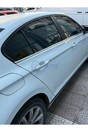 Vw Passat B8.5 Krom Cam Çıtası 4 Parça 2019- 2023 Arası Paslanmaz Çelik