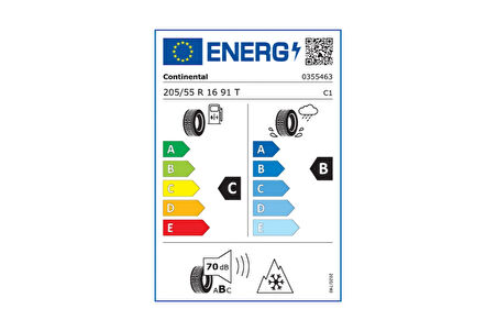 205/55R16 91T TS870  CONTİNENTAL
