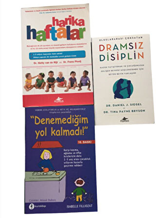 HARIKA HAFTALAR+DRAMSIZ DISIPLIN+DENEMEDIGIM YOL KALMADI 3 SET