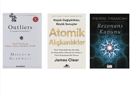 OUTLIERS+ATOMIK ALISKANLIKLAR+REZONANS KANUNU=3 SET