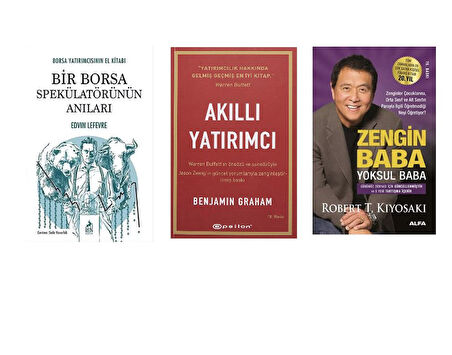 BIR BORSA SPEKULATORUN ANILARI+AKILLI YATIRIMCI+ZENGIN BABA YOKSUL BABA=3 SET