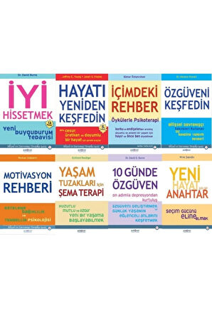 Iyi Hissetmek - Içimdeki Rehber - Hayatı Yeniden Keşfedin - Özgüveni Keşfedin / 8 Kitap Set