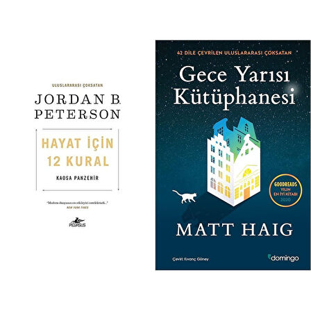 hayat icin 12 kural + geceyarisi kutuphanesi =2 set