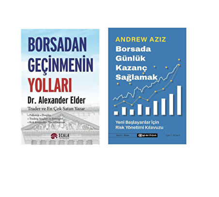 borsadan gecinmenin yollari + borsada gunluk kazanc saglamak = 2li set