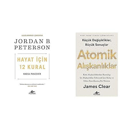 HAYAT ICIN 12 KURAL + ATOMIK ALISKANLIKLAR=2 SET
