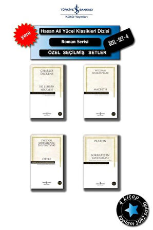 iki sehrin hikayesi + macbeth + oteki + sokratesin savunmasi=4 set