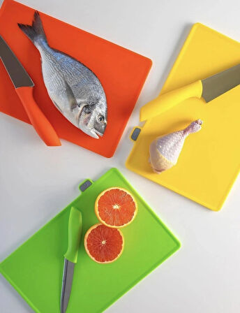 Standlı bıçaklı çoklu doğrama tahtası 