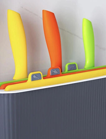 Standlı bıçaklı çoklu doğrama tahtası 